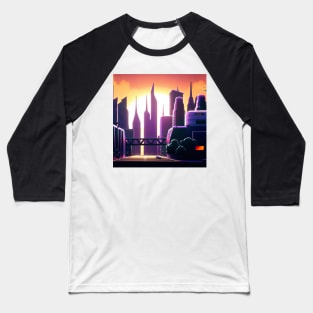 Sunrise in the city Baseball T-Shirt